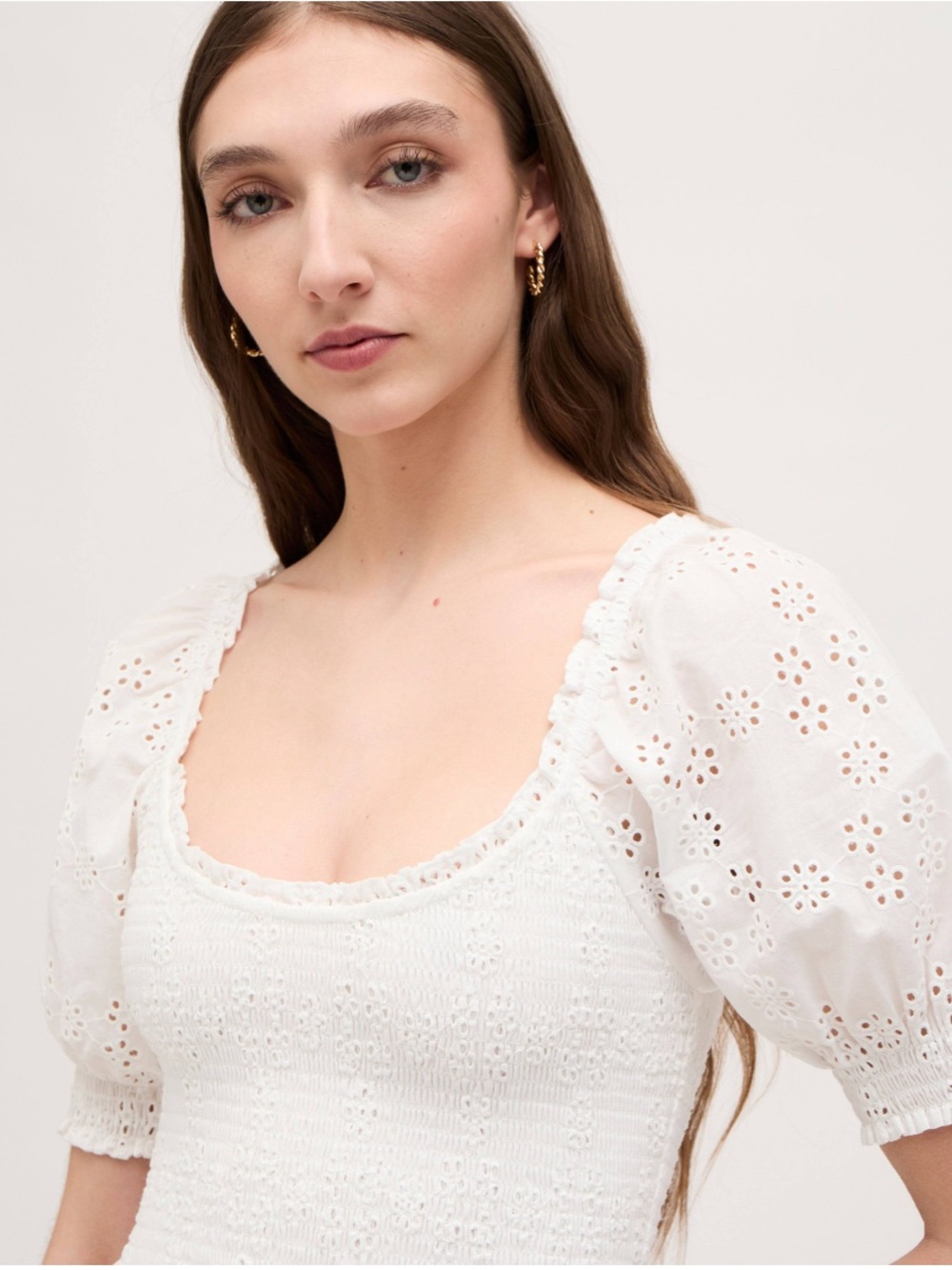 Hill House Louisa Eyelet Dress Size Large - Picture 4 of 10